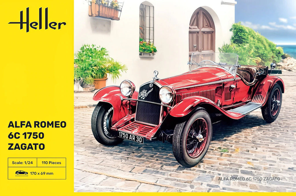 Heller 1/24 Alfa Romeo 6C 1750 Zagato (80715) — New — image 1 of 9