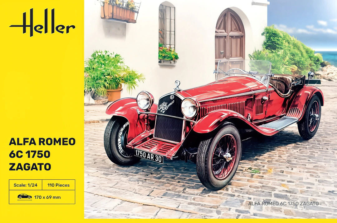 Heller 1/24 Alfa Romeo 6C 1750 Zagato (80715)