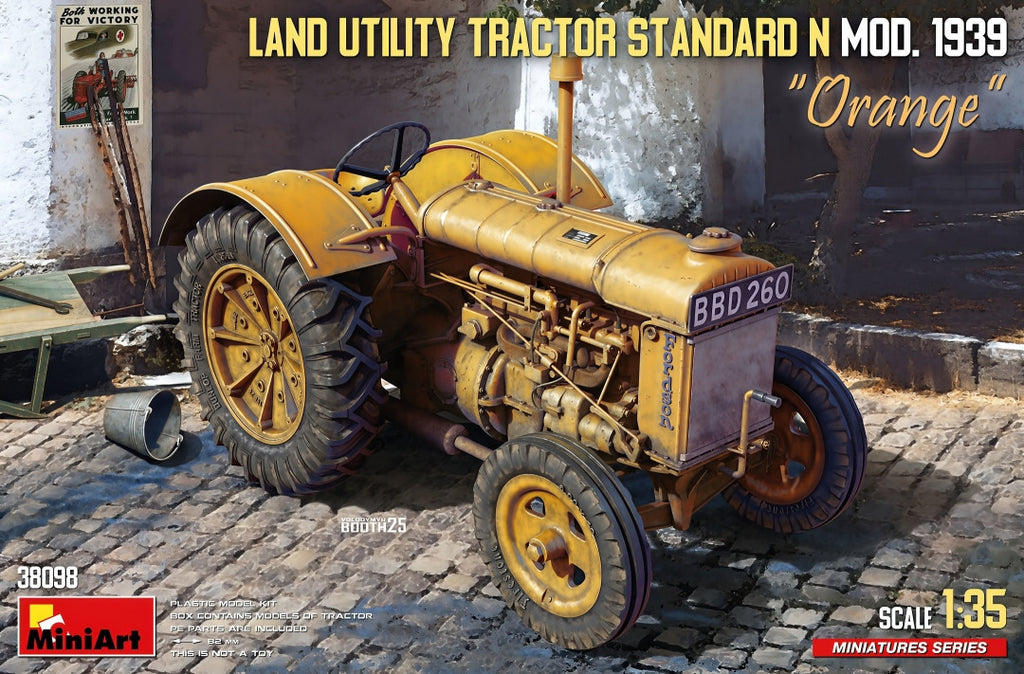 MiniArt 1/35 Land Utility Tractor Standard N Mod. 1939 “Orange” (38098)
