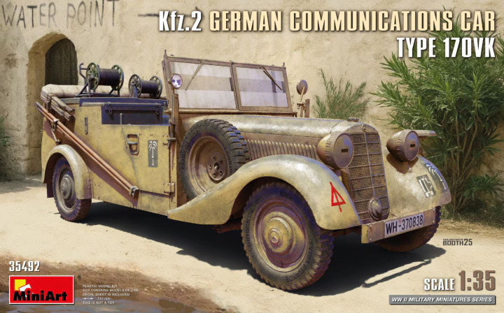 MiniArt 1/35 Kfz.2 German Communications Car Type 170VK (35492)