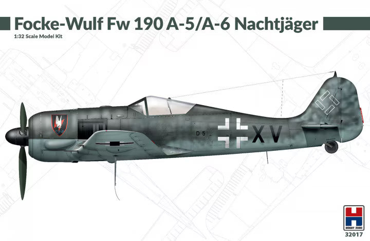 Hobby 2000 1/32 Focke-Wulf Fw 190 A-5/A-6 Nachtjäger (32017)