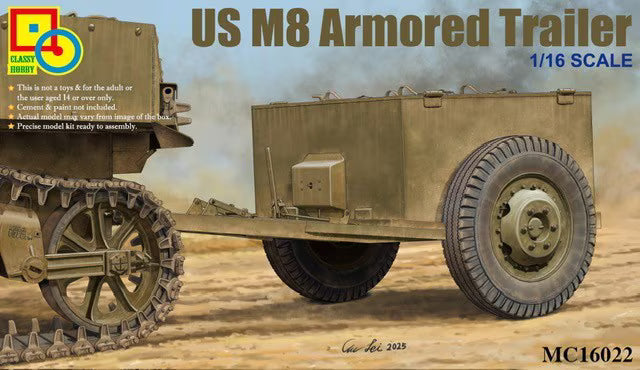 Classy Model 1/16 M8 Armored Trailer (MC16022)