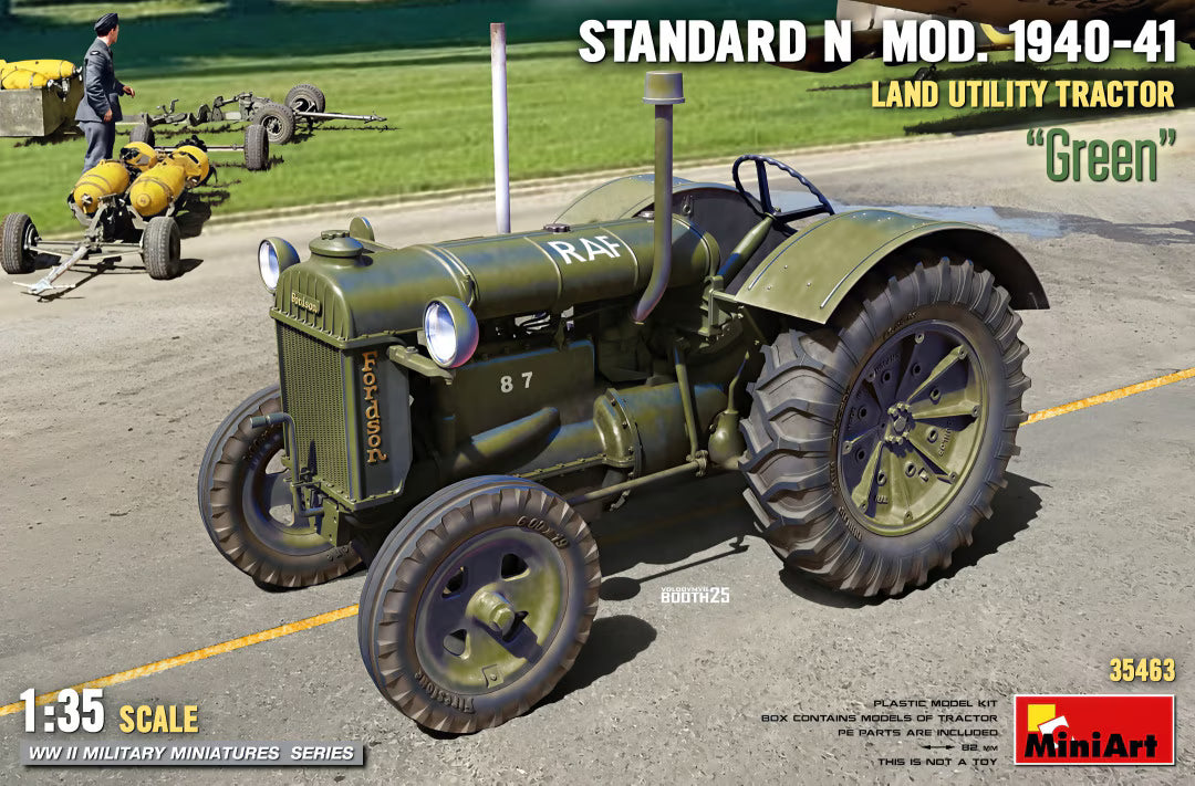 MiniArt 1/35 Standard N Mod. 1940-41 Land Utility Tractor “Green” (35463)