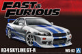 Aoshima 1/24 Fast & Furious R34 Skyline GT-R (WS-02)