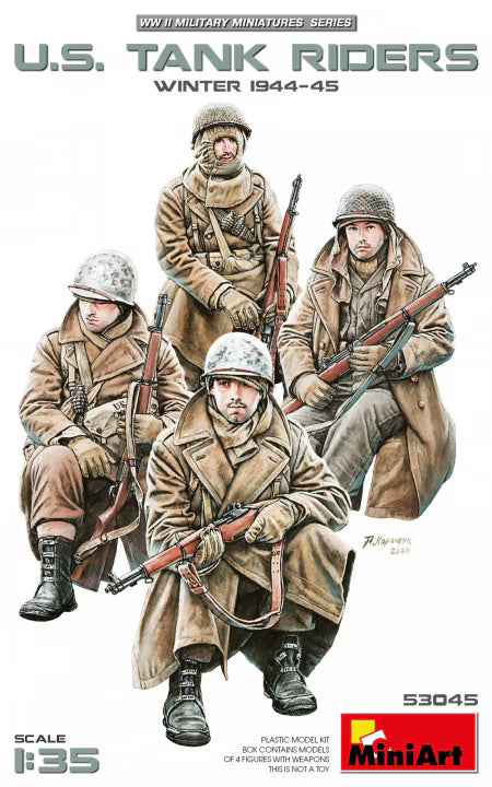 MiniArt 1/35 U.S. Tank Riders Winter 1944-45 (53045)