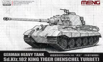 Meng 1/72 Heavy Tank Sd.Kfz. 182 King Tiger (Henschel Turret) (72-011) — New — image 1 of 7