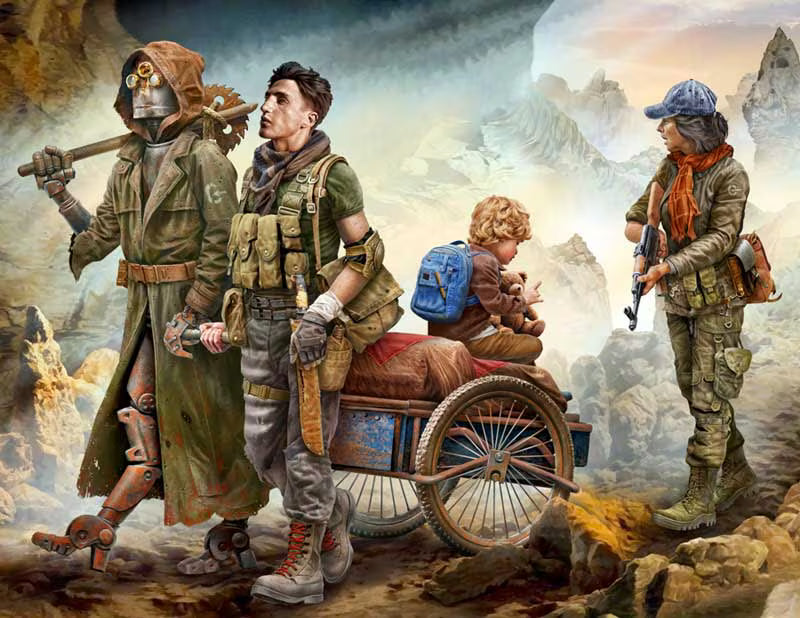 Master Box Ltd 1/35 Desert Battle Series Long-distance raid. Child Hope (MB35250)