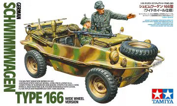 Tamiya 1/35 German Schwimmwagen Type 166 Wide Wheel Version (35393)