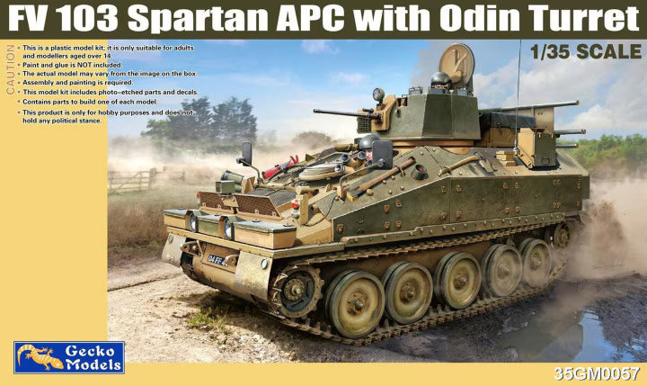 Gecko Models 1/35 FV103 Spartan APC with Odin Turret (35GM0057)