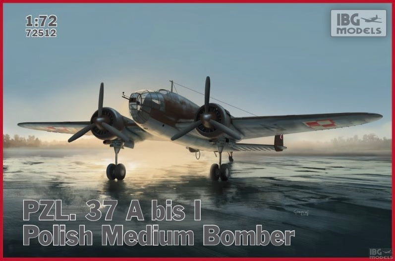 IBG 1/72 PZL. 37 A bis Łoś – Polish Bomber Plane (72512) — New — Aircraft, Military