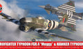 Airfix 1/72 Eurofighter Typhoon FGR.4 "Moggy" & Hawker Typhoon Mk.IB (A40001)