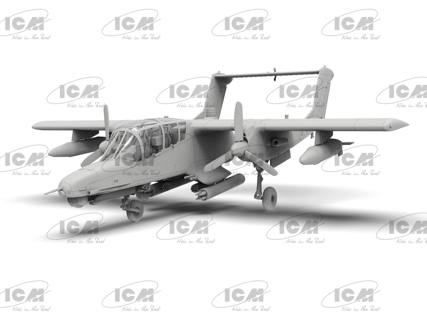 ICM 1/72 OV-10D+ Bronco US attack and observation aircraft (72186)