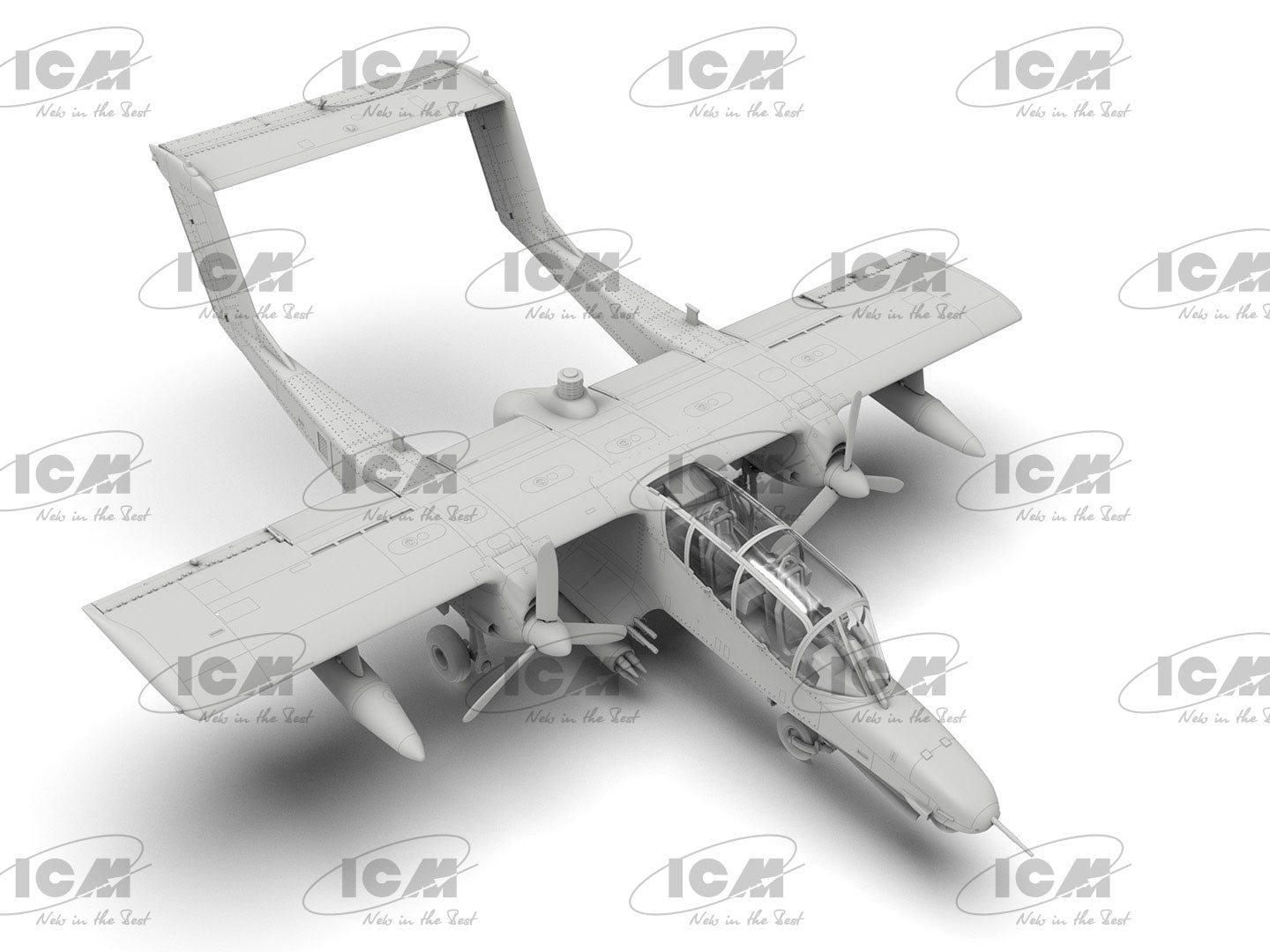 ICM 1/72 OV-10D+ Bronco US attack and observation aircraft (72186)