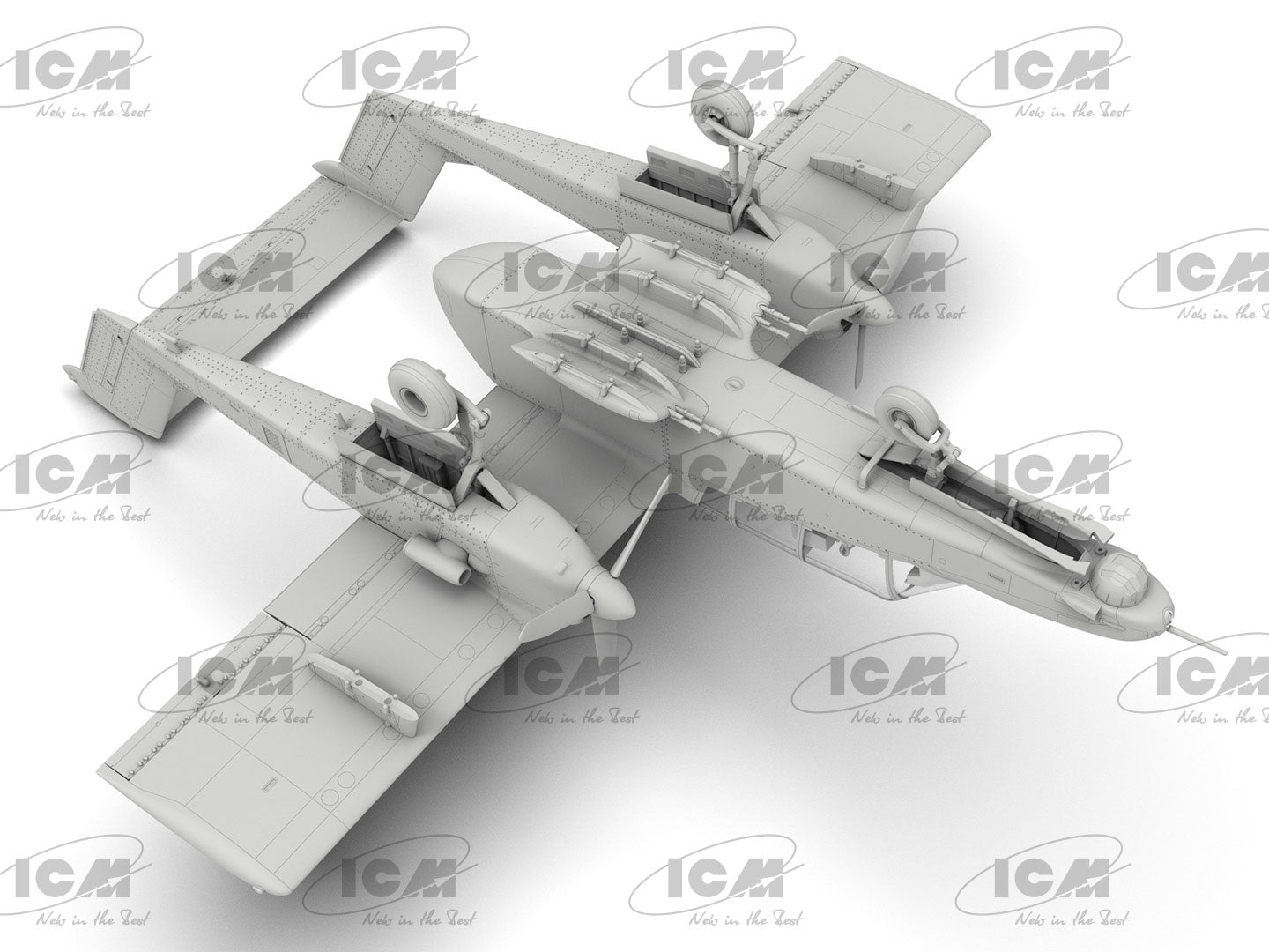 ICM 1/72 OV-10D+ Bronco US attack and observation aircraft (72186)