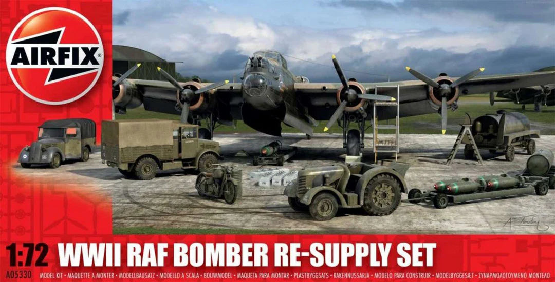 Airfix 1/72 WWII RAF Bomber Re-Supply Set (A05330)