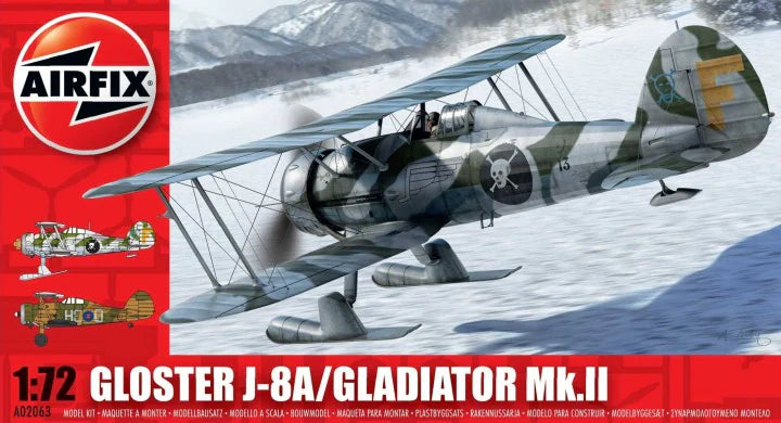 Airfix 1/72 Gloster J-8A/Gladiator Mk.II (A02063)