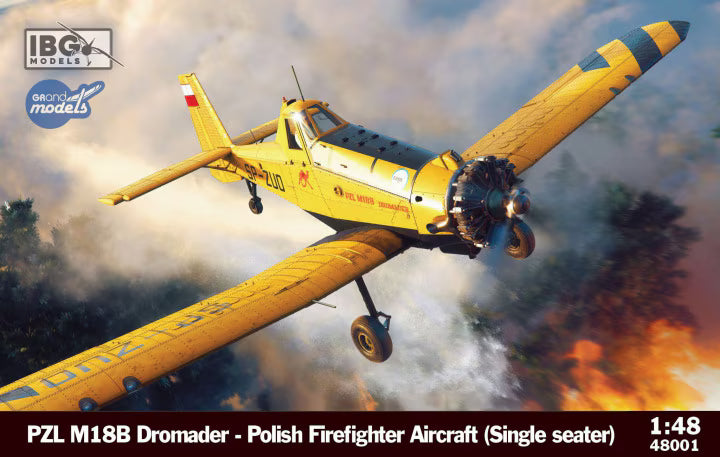 IBG 1/48 PZL M18B Dromader Polish Firefighter Aircraft (48001)