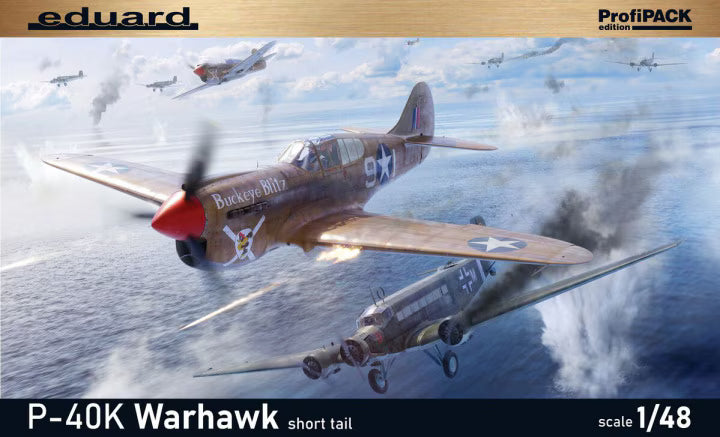 Eduard 1/48 P-40K Warhawk Short Tail ProfiPACK (82243) — New — 1/48 Scale, Aircraft, P-40 Warhawk — image 1 of 17