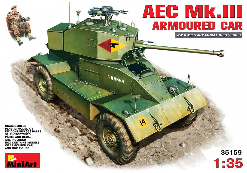MiniArt 1/35 AEC Mk.III Armoured Car With figure from kit 35042  (35159)