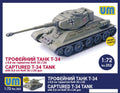 UM Models 1/72 Captured T-34-85 with Tiger I 8,8cm KwK 36 L\36 gun (252)