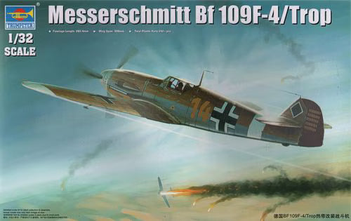 Trumpeter 1/32 Messerschmitt Bf 109F-4/Trop (Slightly Started) (02293)