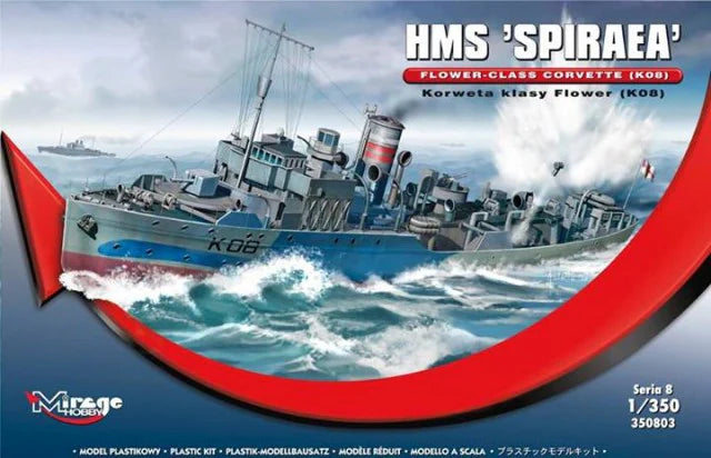 ICM 1/350  Flower Class Corvette HMS Spiraea K08 (350803)