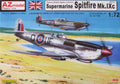 AZmodel 1/72 Famous British fighter of W.W.II Supermarine Spitfire Mk.IXc „MTO" (AZ 7390)