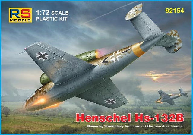 RS Models 1/72 Henschel Hs-132B (92154)