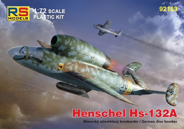 RS Models 1/72 Henschel Hs-132A German Dive Bomber (92153)