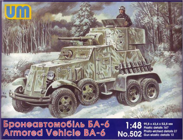 UM 1/48  Armoured Vehicle BA-6 (502)