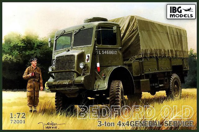 IBG 1/72  Bedford QLD 3-ton 4x4 General Service (72001)