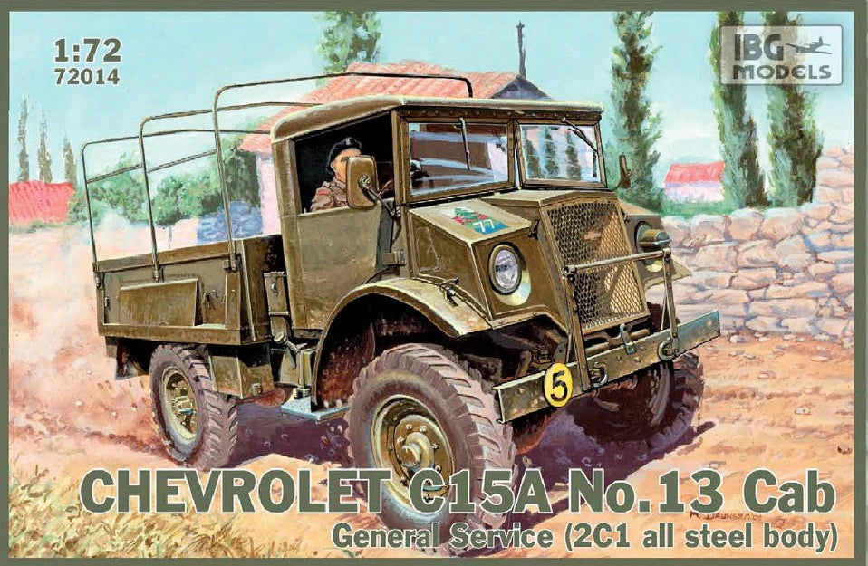 IBG 1/72    Chevrolet C15A No.13 Cab General Service (2C1 all steel body)  (72014)