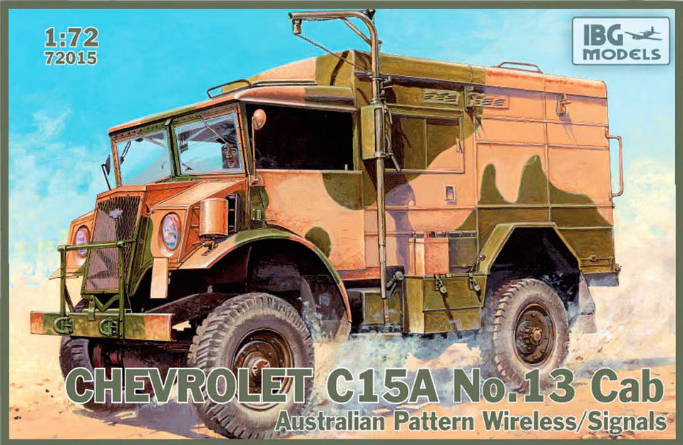IBG 1/72 Chevrolet C15A No.13 Cab Australian Pattern Wireless/Signals (72015)