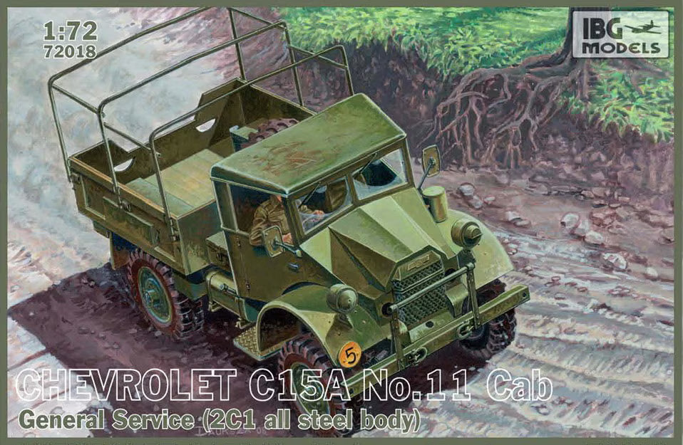 IBG 1/72 Chevrolet C15A No.11 Cab General Service (2C1 all steel body) (72018)