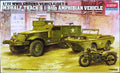 Academy 1/72 M3 Half Track & 1/4ton Amphibian Vehicle WWII Ground Vehicles set-6 (13408)