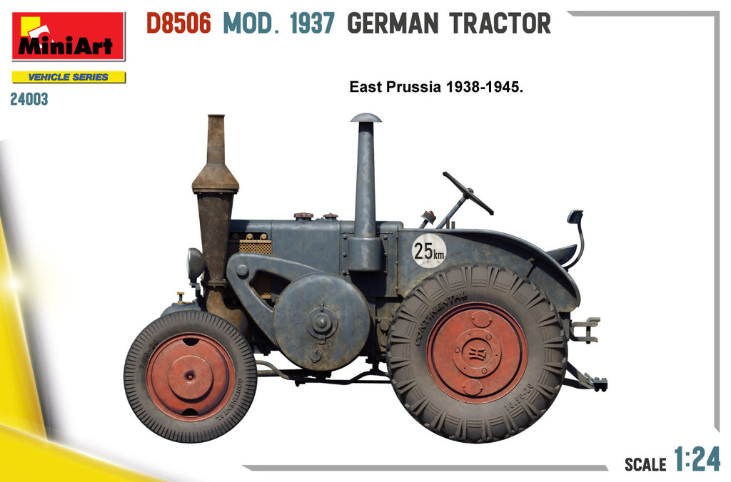 MiniArt 1/24 D8506 MOD. 1937 German Tractor (24003)