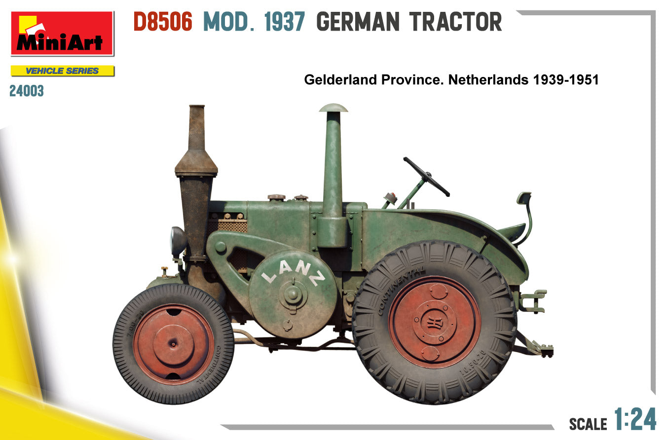 MiniArt 1/24 D8506 MOD. 1937 German Tractor (24003)