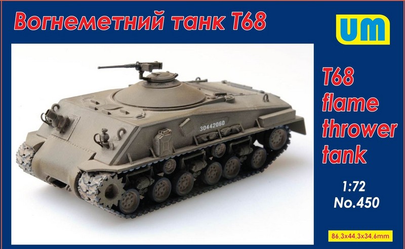 UM 1/72 T68 Flamethrower Tank (450)