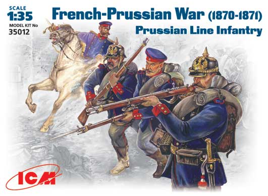 ICM 1/35 Prussian Line Infantry (1870-1871) (35012)