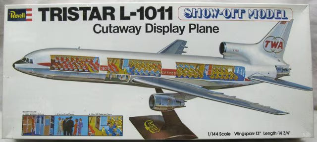Revell 1/144 TriStar L-1011 Cutaway Display Plane (H-196)