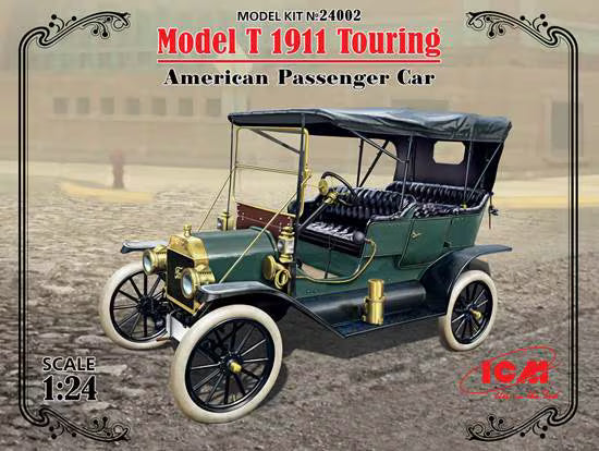 ICM 1/24 Model T 1911 Touring American Passenger Car (24002)