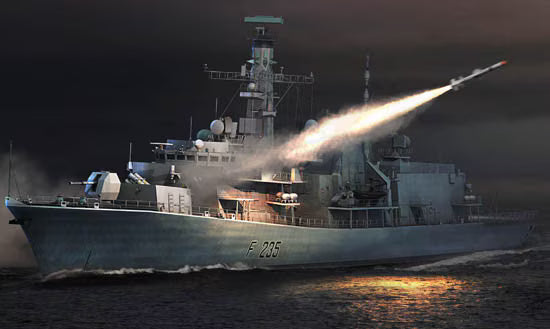 Trumpeter 1/350 Type 23 Frigate HMS Monmouth F235 (04547)