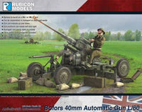 Rubicon Models 1/56 British 40mm Bofors Automatic Gun MkI/III (280123)