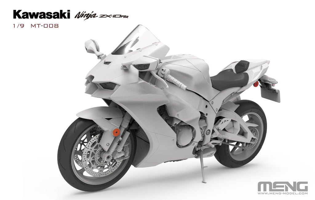 Meng 1/9 Kawasaki Ninja ZX-10RR Pre-Coloured Edition (MT-008s)
