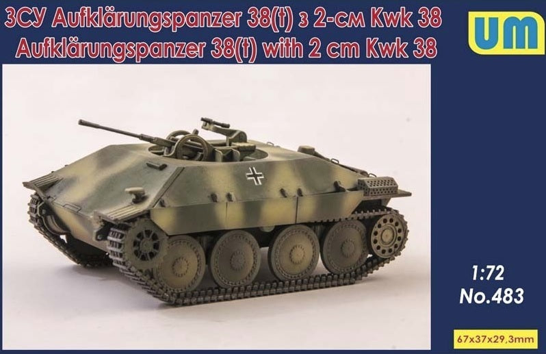 UM 1/72 Aufklärungspanzer 38(t) with 2 cm Kwk 38 (483)