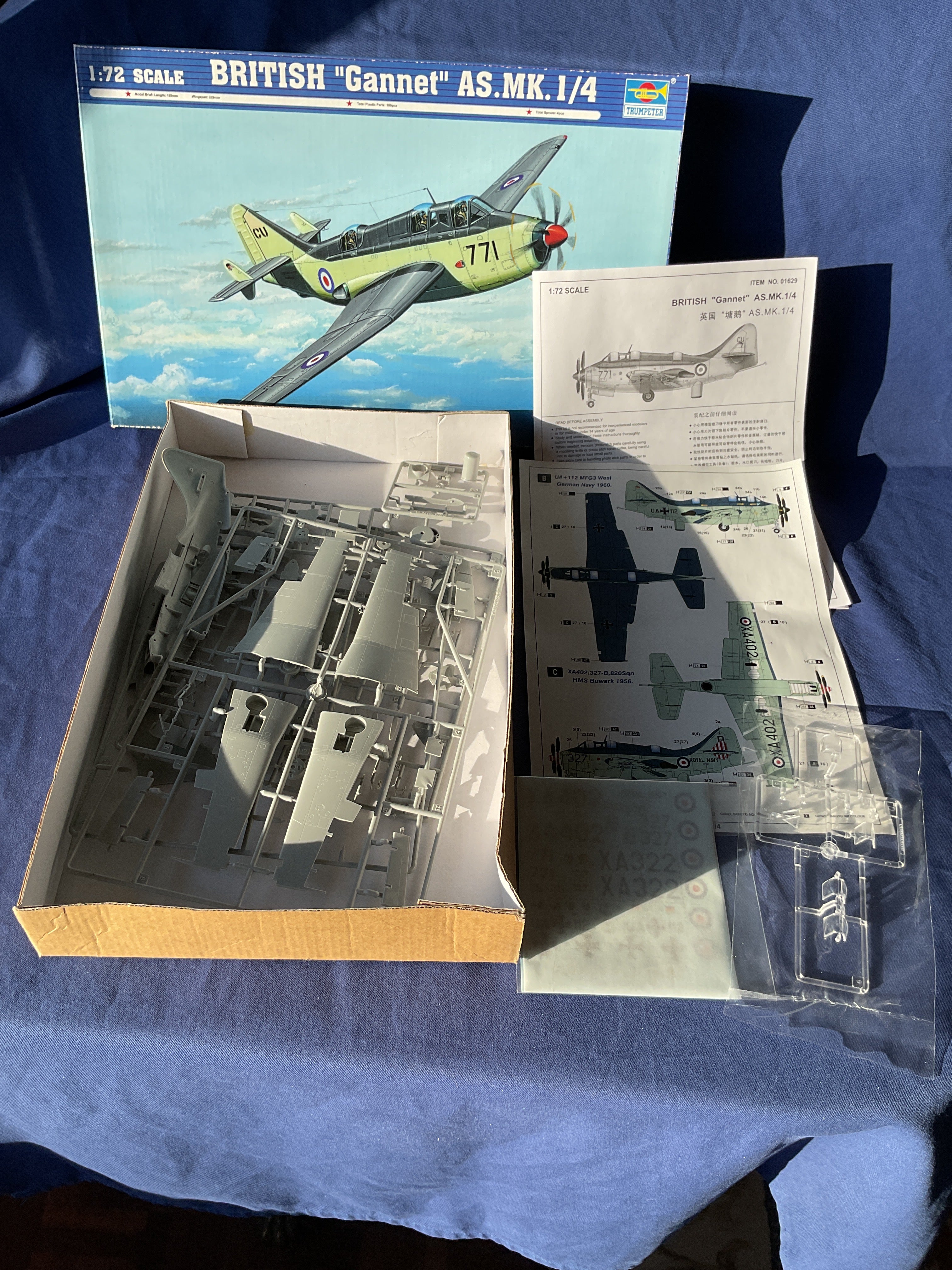 Trumpeter 1/72 British "Gannet" AS.Mk.1/4 (01629)