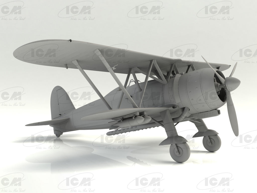 ICM 1/32 Fiat CR.42 LW WWII German Luftwaffe Ground Attack Aircraft (32021)