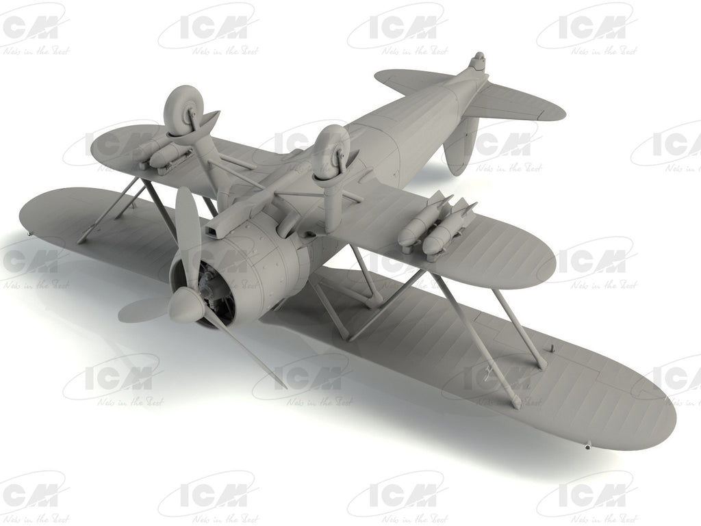 ICM 1/32 Fiat CR.42 LW WWII German Luftwaffe Ground Attack Aircraft (32021)