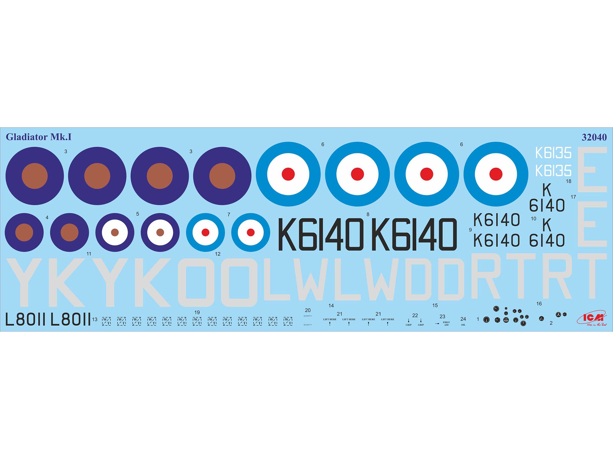 ICM 1/32 Gloster Gladiator Mk.I (32040)