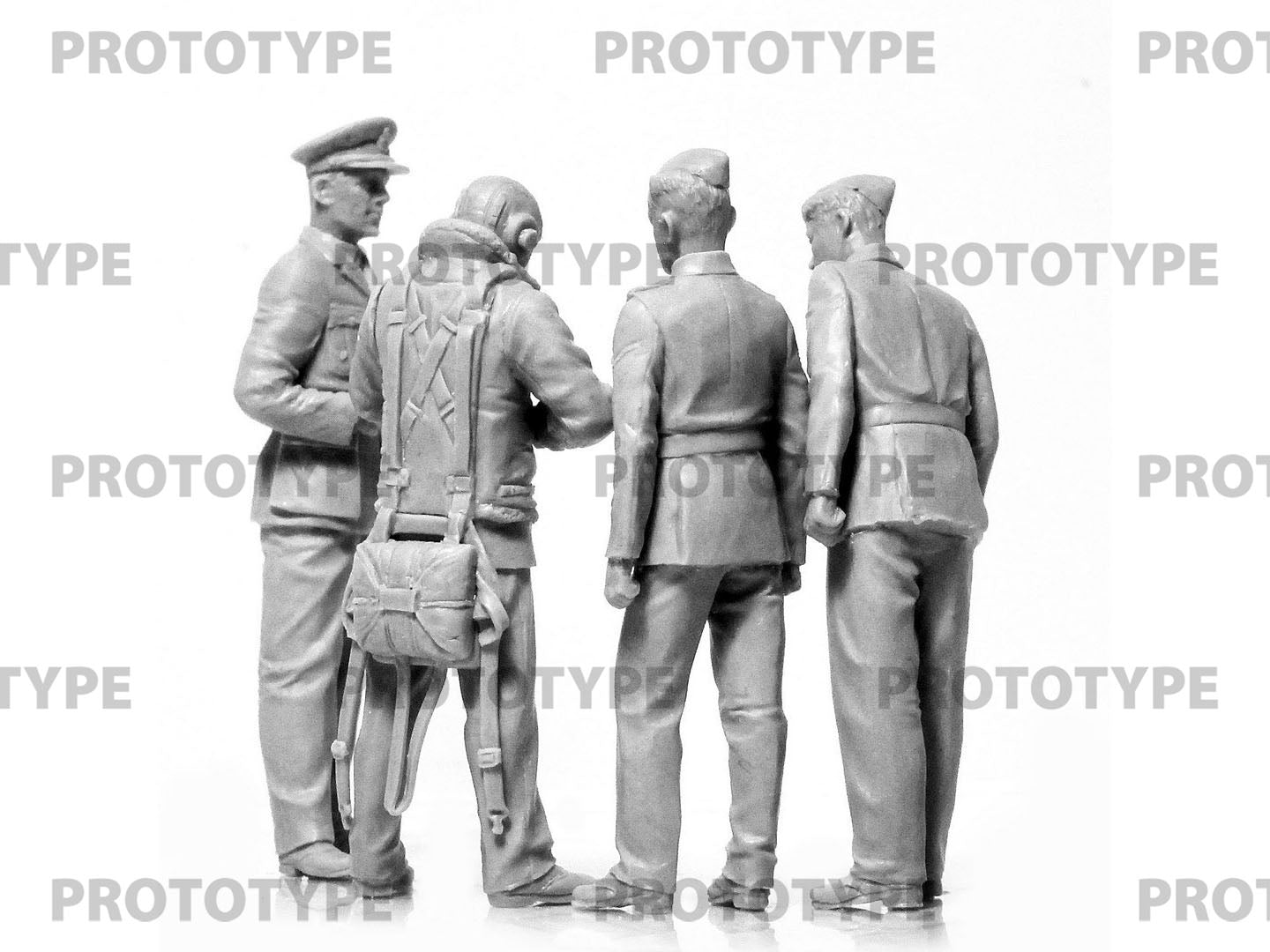 ICM 1/32 DH. 82A Tiger Moth with WWII RAF cadets (32037)